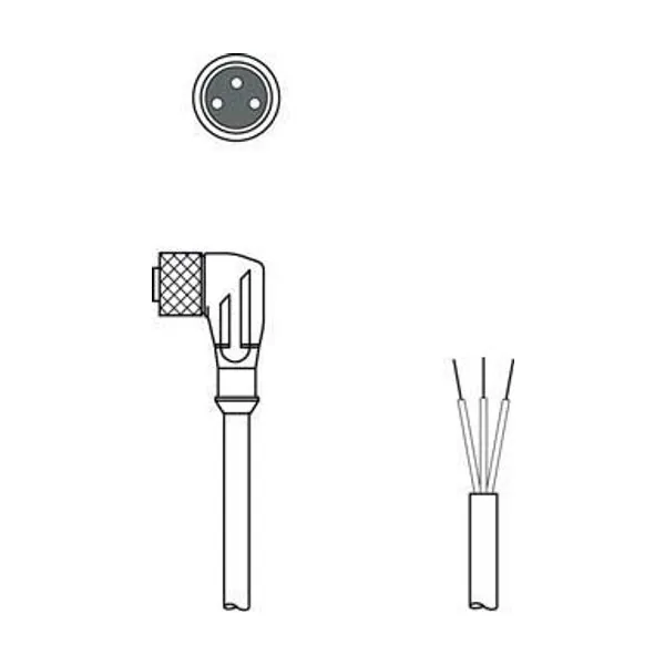 KD U-M8-3W-V1-300 Bağlantı Kablosu