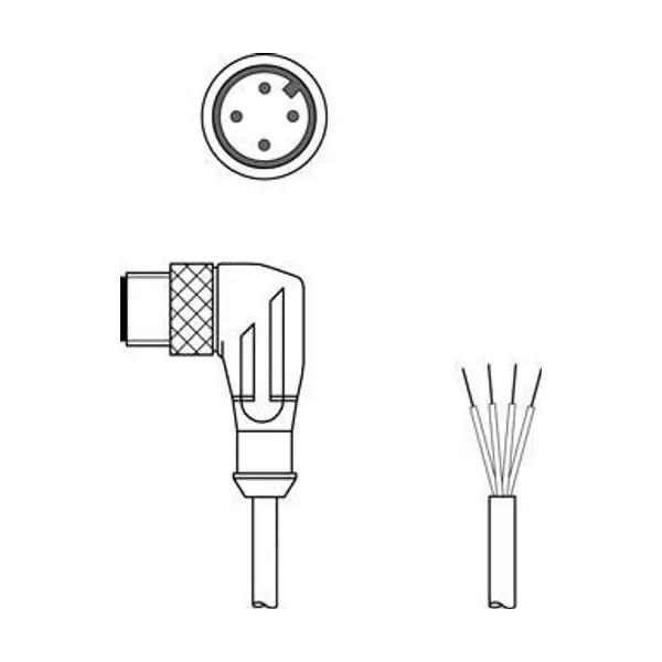 KS U-M12-4W-V1-200 Bağlantı Kablosu