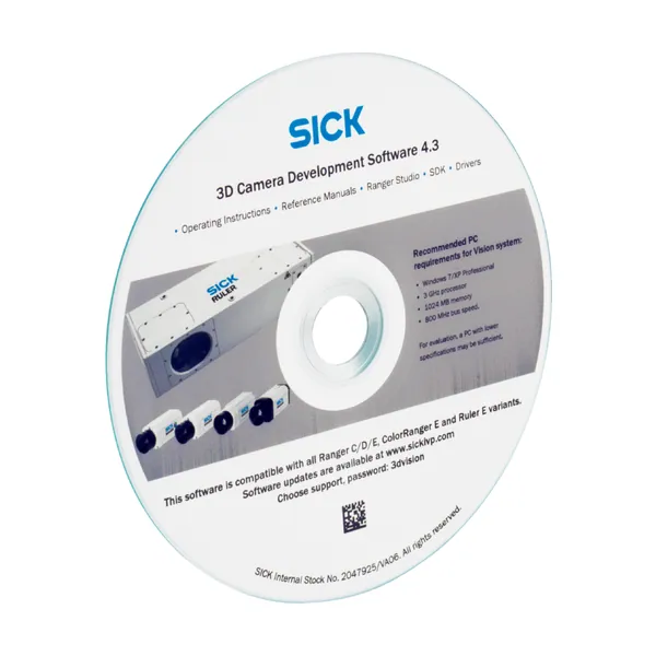 CD-ROM 3B görüntü işleme sensörü yazılımı