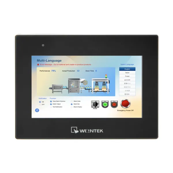cMT3072XHT (L) 7" Geniş Açılı Zorlu Ortam HMI Paneli